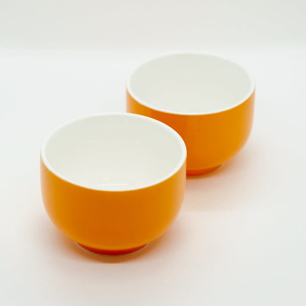 Sassy Tea Cups - Bright Orange