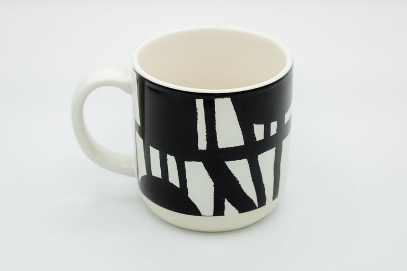 Bold Black and White Mug