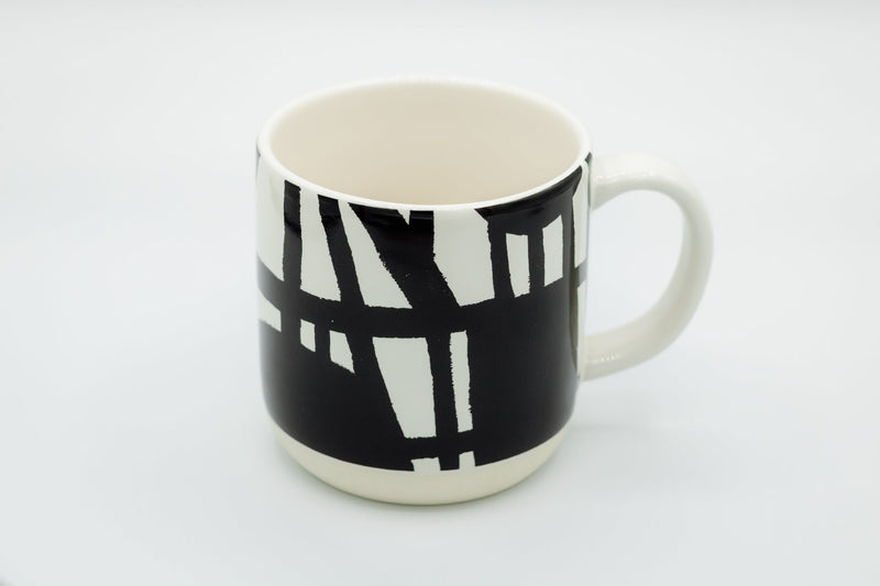 Bold Black and White Mug