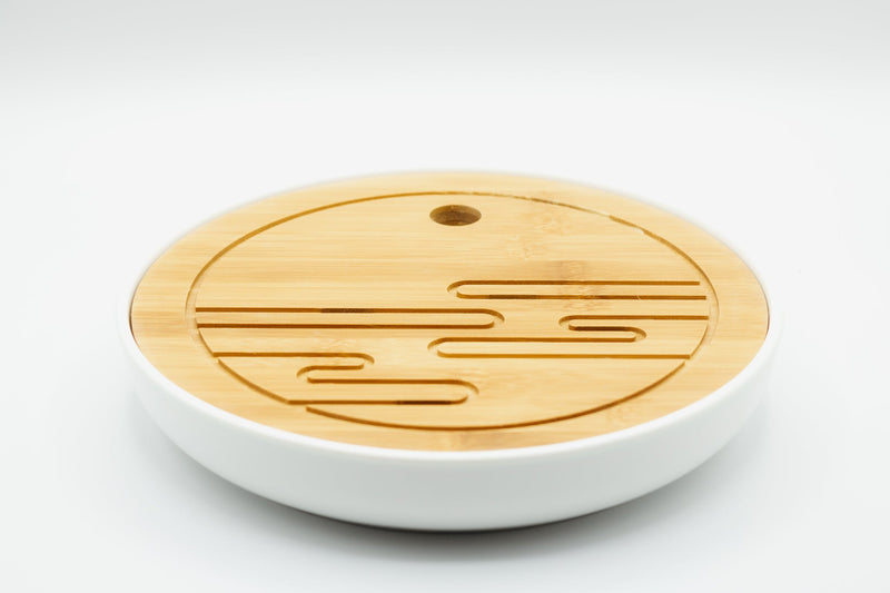 Bamboo Gongfu Tea Tray - White