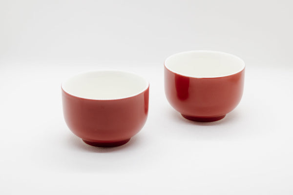 Sassy Tea Cups - Fire Red