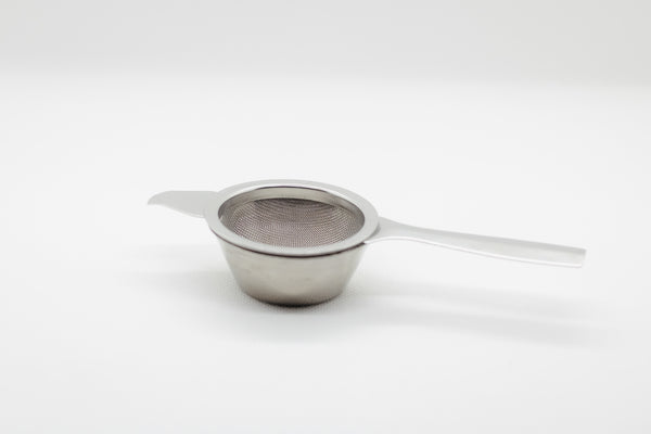 Tea Strainer and cup - Silver