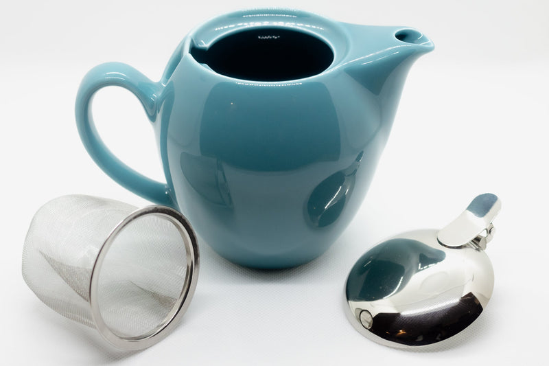 The Gourd Teapot - Cyan Blue